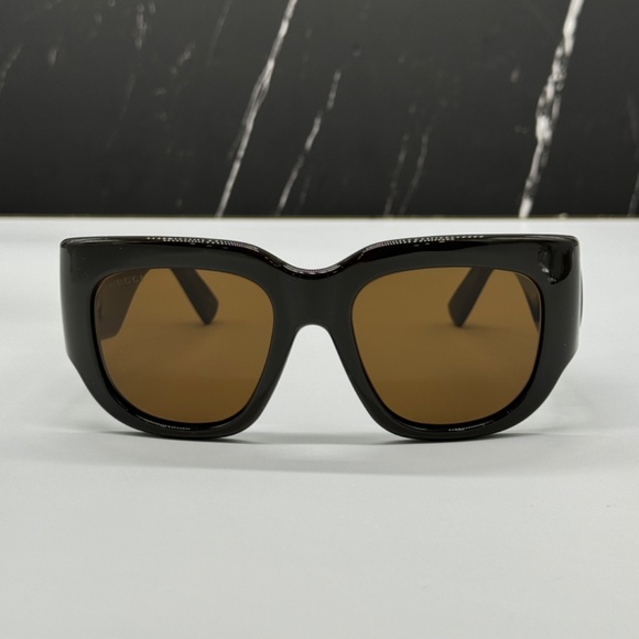 NEW GG1545S 002 GUCCI BROWN OVERSIZED WOMEN GUCCI SUNGLASSES main image 7